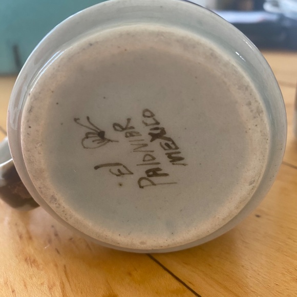 Vintage Pottery Mugs by Ken Edward, El Palomar Studio, set of 2 - Picture 14 of 16